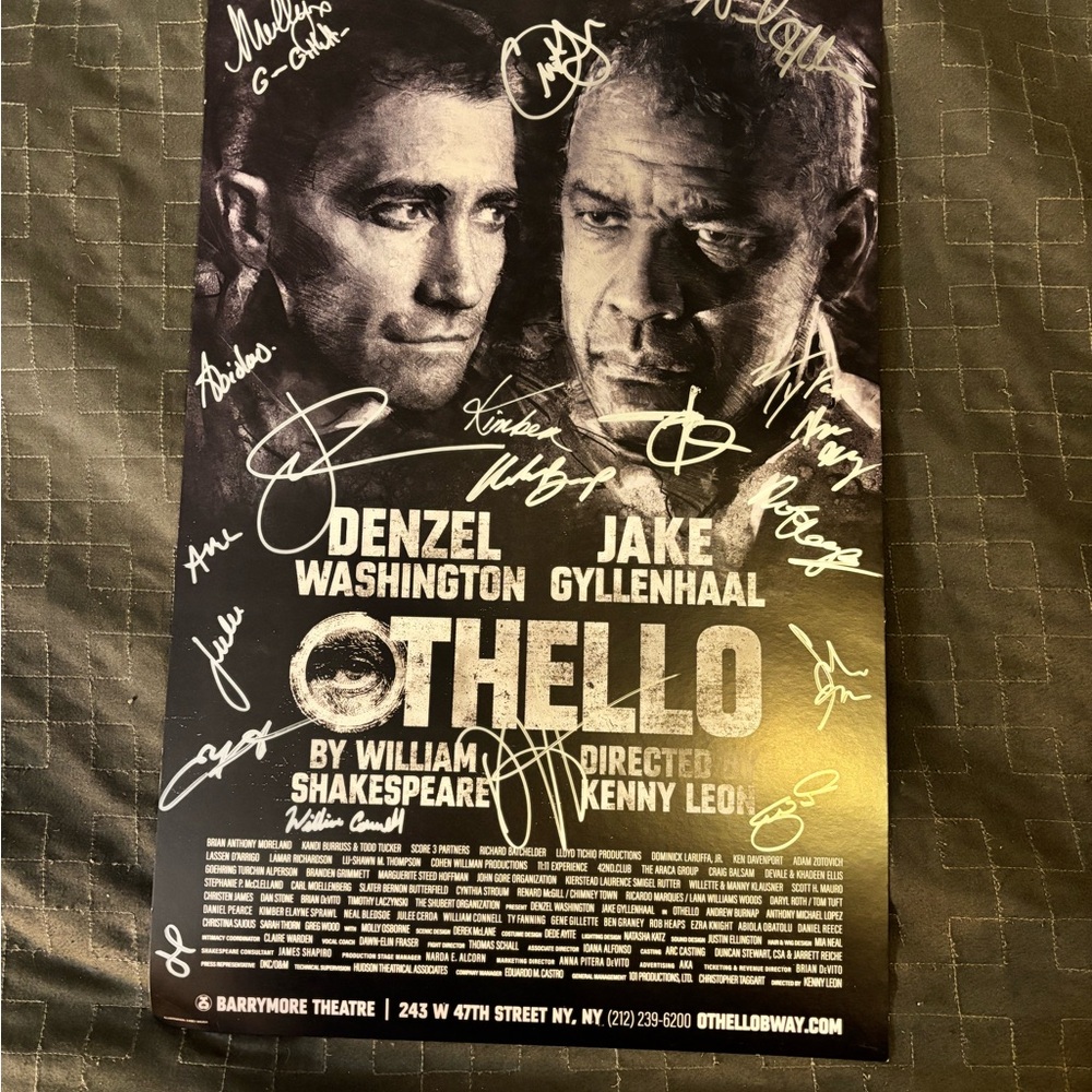 Othello Signed Poster